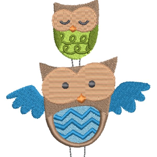 Owls Blue Thumbnail