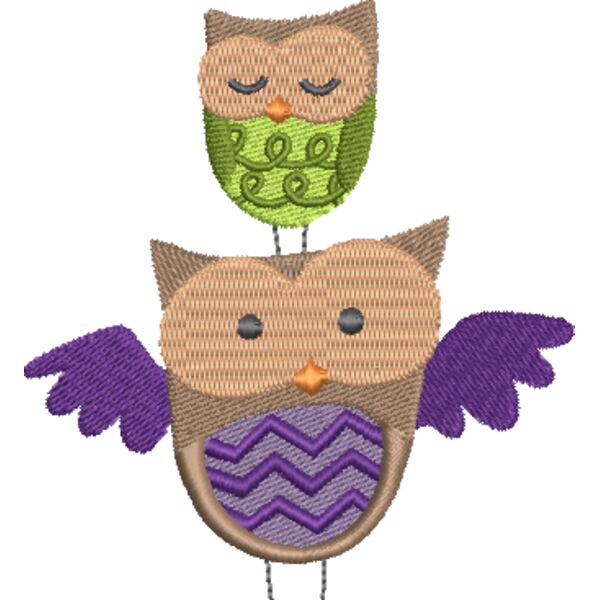 Owls Purple Thumbnail